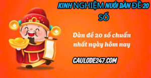 Kinh nghiệm nuôi dàn đề 20 số chuẩn xác