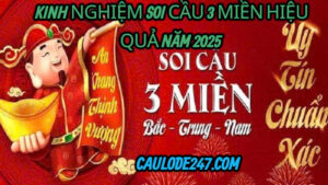 Kinh nghiệm soi cầu lô 3 miền hiệu quả