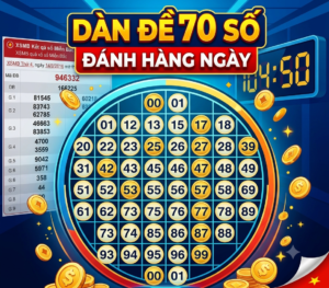 Dàn đề 70 số đánh hàng ngày